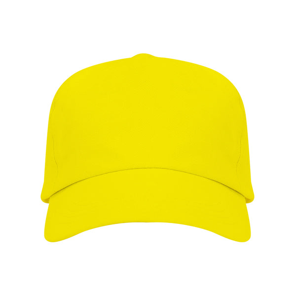 Stamina Uranus cotton cap in yellow, ready for logo printing