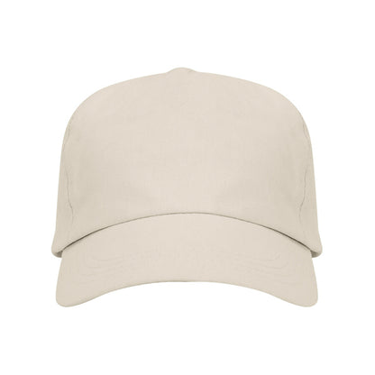 Stamina Uranus cotton cap in beige, ready for logo printing