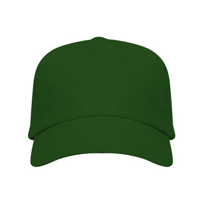 Stamina Uranus cotton cap in dark green, ready for logo printing