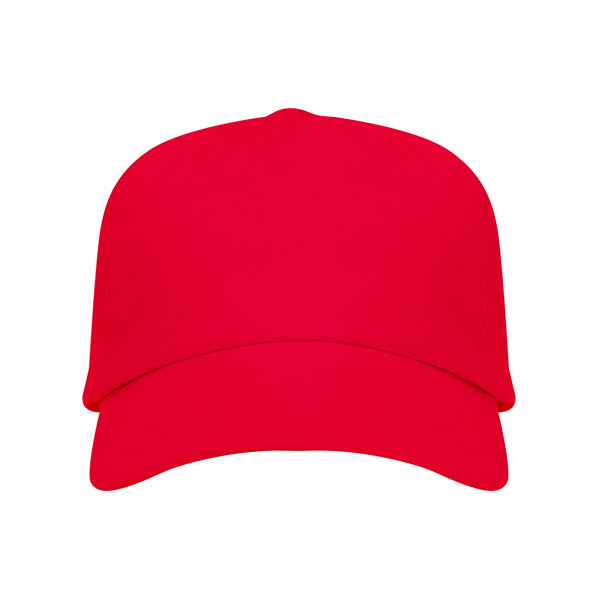 Stamina Uranus cotton cap in red, ready for logo printing