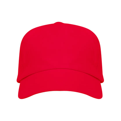 Stamina Uranus cotton cap in red, ready for logo printing