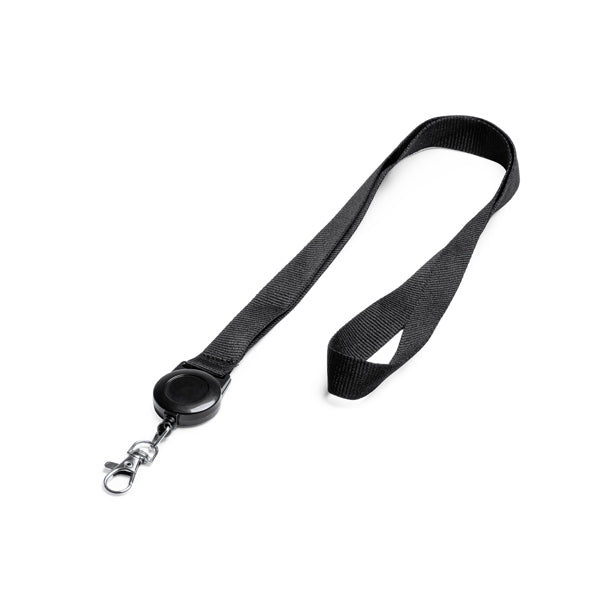 Stamina Sumba lanyard with retractable accessory, ready for logo printing