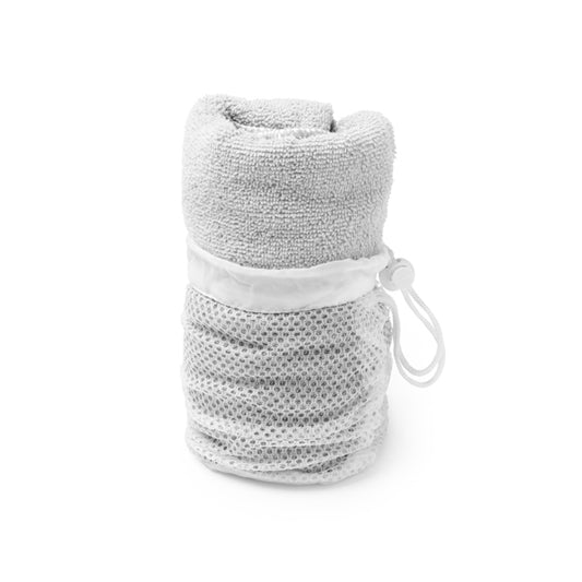 Stamina Kelsey microfibre towel in white, ready for logo printing