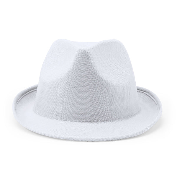 Stamina Dusk polyester cap in white, ready for logo printing