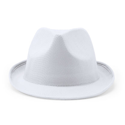 Stamina Dusk polyester cap in white, ready for logo printing