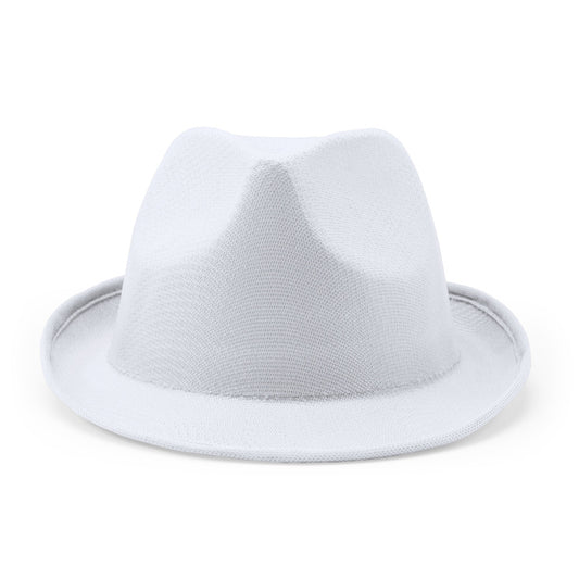 Stamina Dusk polyester cap in white, ready for logo printing