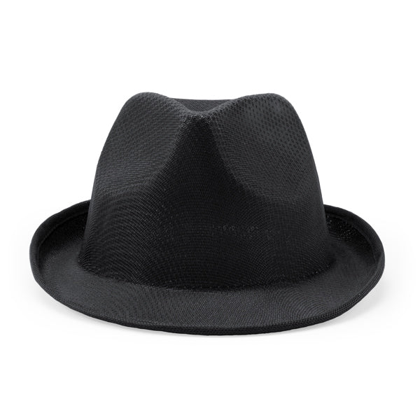 Stamina Dusk polyester cap in black, ready for logo printing