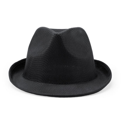 Stamina Dusk polyester cap in black, ready for logo printing