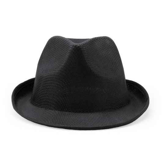Stamina Dusk polyester cap in black, ready for logo printing