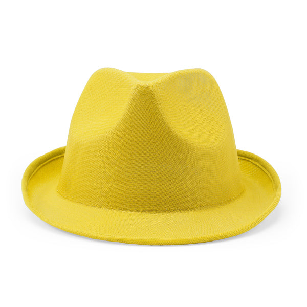 Stamina Dusk polyester cap in yellow, ready for logo printing