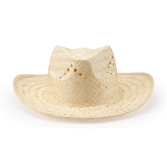 Stamina Halley natural straw cap in beige, ready for logo printing