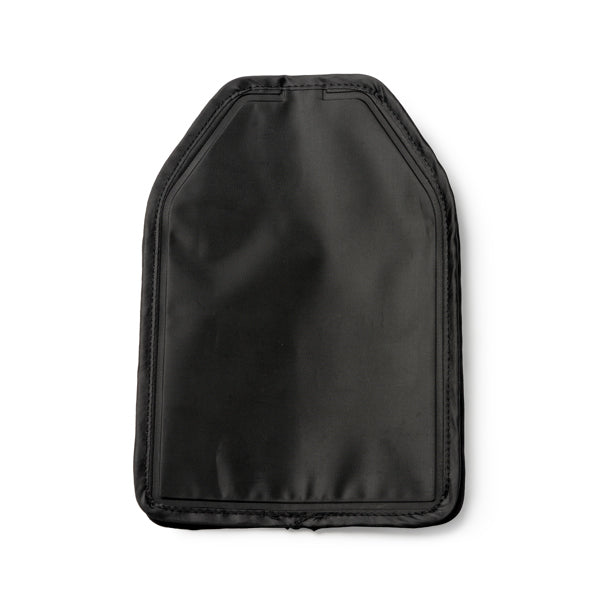 Stamina Frost polyester bottle cooler sleeve in black, ready for logo printing