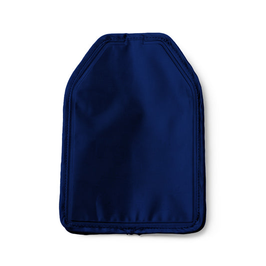 Stamina Frost polyester bottle cooler sleeve in navy blue, ready for logo printing