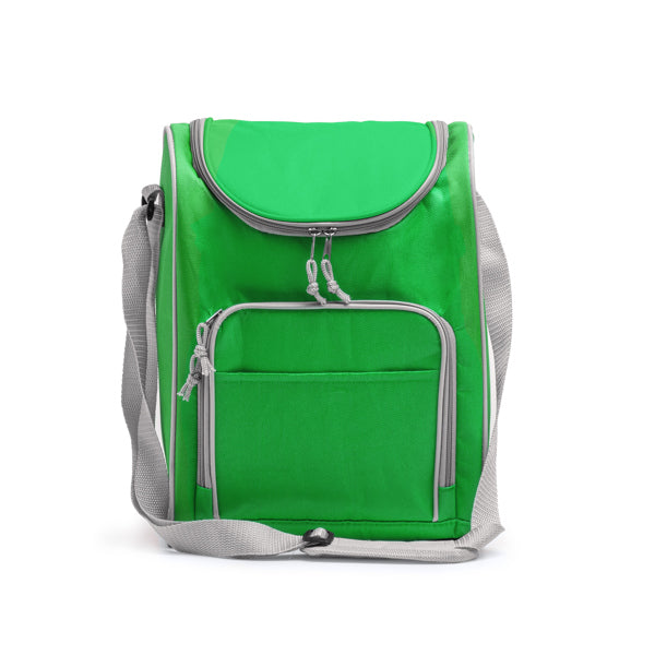 Stamina Bayona 600D polyester cooler bag in fern green, ready for logo printing