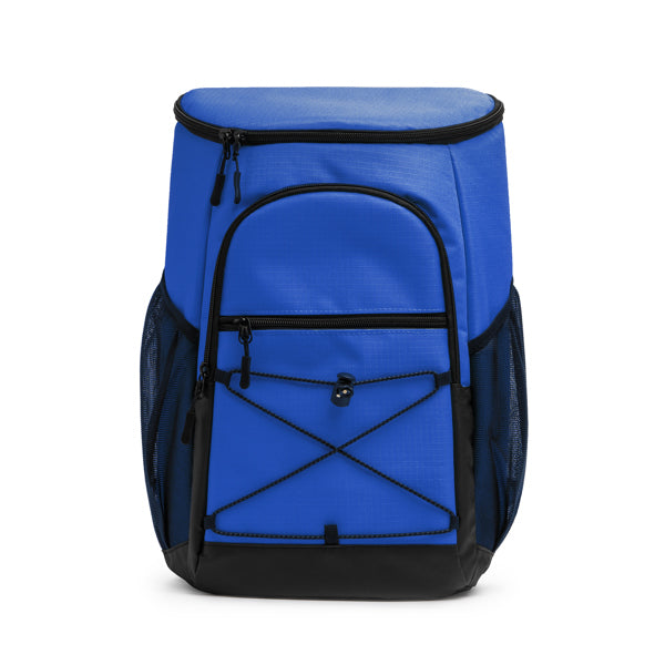 Stamina Sakra polyester backpack in royal blue, ready for logo printing