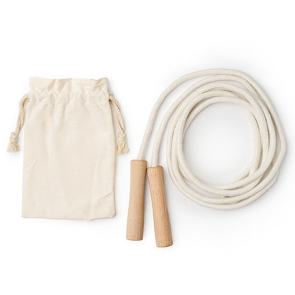 Stamina Regina cotton fitness accessory in beige, ready for laser engraving