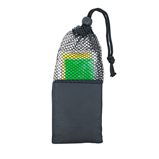 Stamina Emon polyester and latex gift set in black, ready for logo printing