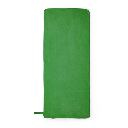 Stamina Orly polyester / polyamide towel in fern green, ready for logo printing
