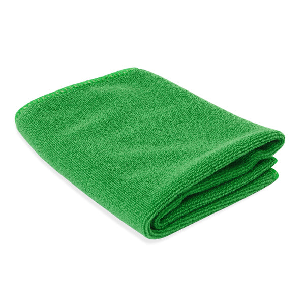Stamina Bay microfibre towel in fern green, ready for logo printing