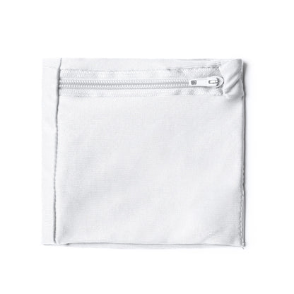 Stamina Speed microfibre wristband in white, ready for logo printing