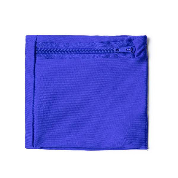 Stamina Speed microfibre wristband in royal blue, ready for logo printing