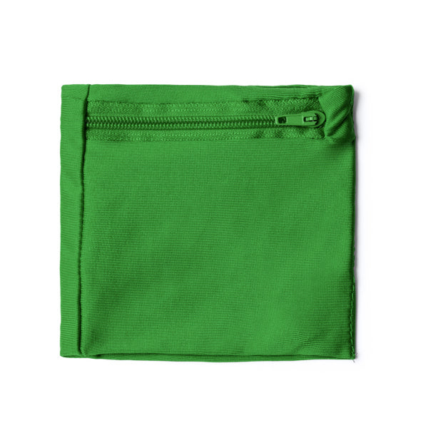 Stamina Speed microfibre wristband in fern green, ready for logo printing