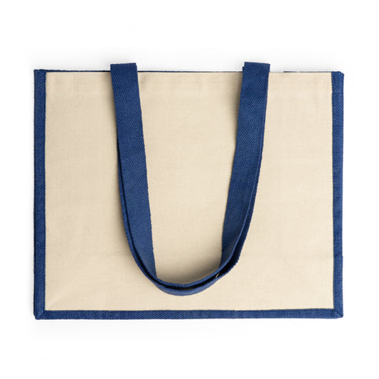 Stamina Nantes cotton tote bag in royal blue, ready for logo printing