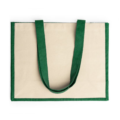 Stamina Nantes cotton tote bag in fern green, ready for logo printing