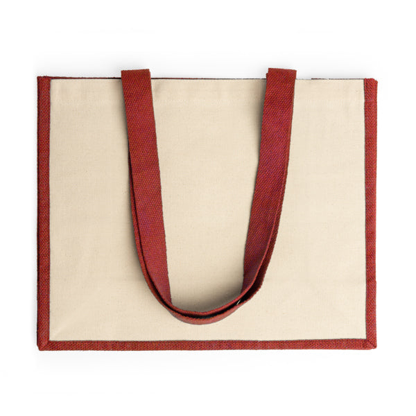 Stamina Nantes cotton tote bag in red, ready for logo printing