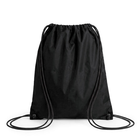 Stamina Hamelin all-purpose drawstring bag in black, ready for logo printing
