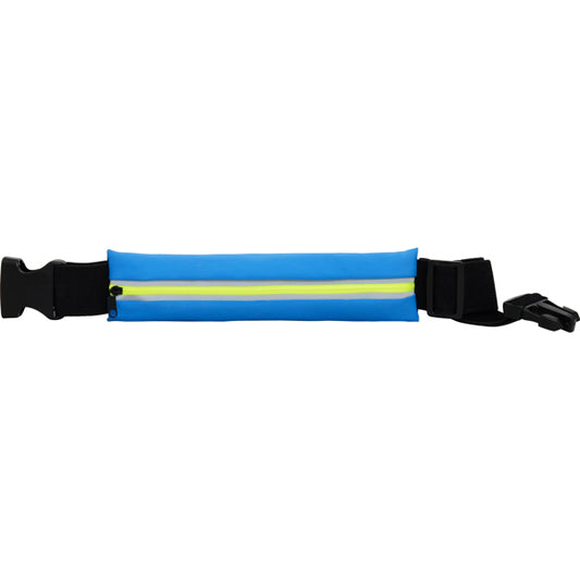 Stamina Marathon polyester and elastane running belt in royal blue/fluor yellow, ready for logo printing