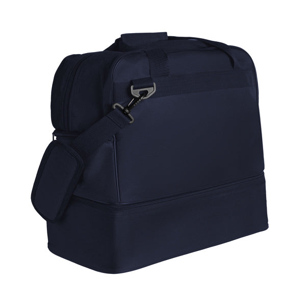 Roly Canary unisex sports bag in navy blue, ready for logo printing or embroidery