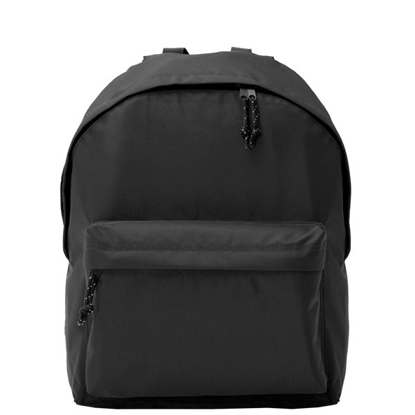 Stamina Marabu 900D polyester backpack in black, ready for logo printing