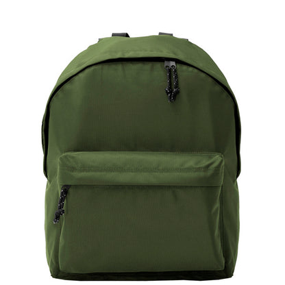 Stamina Marabu 900D polyester backpack in army green, ready for logo printing