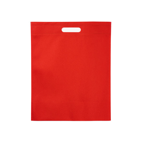 Stamina Donet 80 gsm non-woven tote bag in red, ready for logo printing