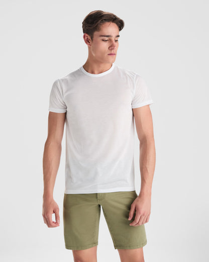 Roly Sublima men's T-shirt in white, alternative view, ready for logo printing or embroidery