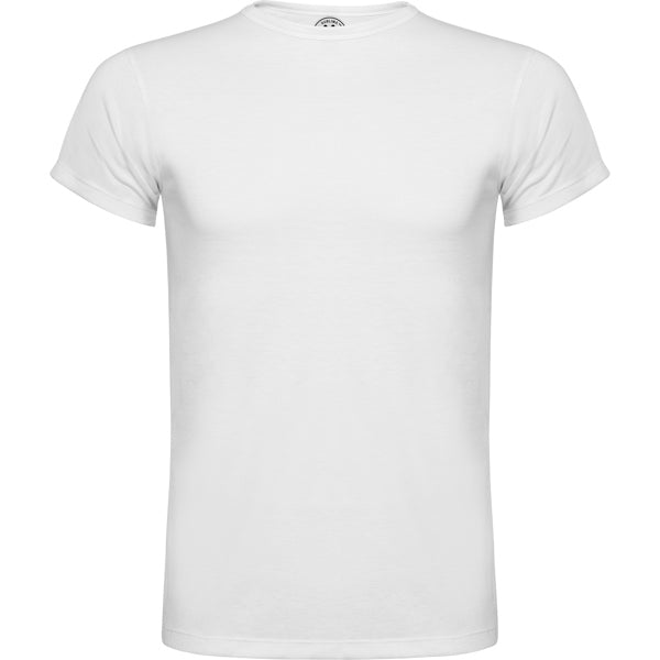 Roly Sublima men's T-shirt in white, ready for logo printing or embroidery