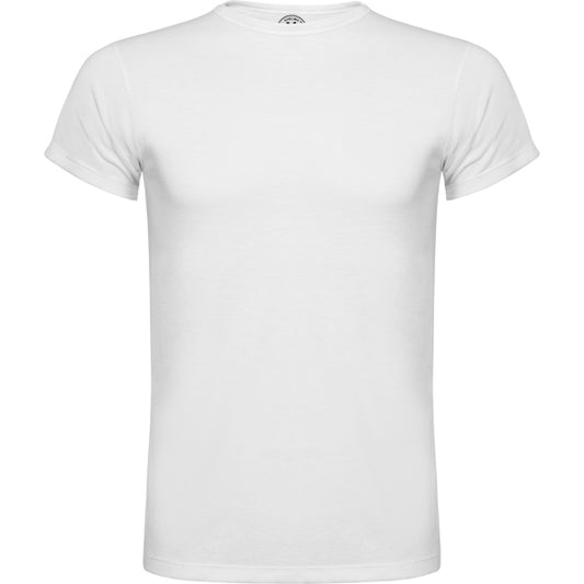 Roly Sublima men's T-shirt in white, ready for logo printing or embroidery