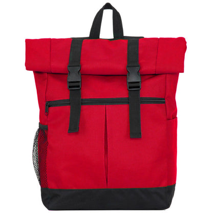 Stamina Dodo polyester backpack in red, ready for logo printing