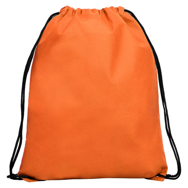 Stamina Calao all-purpose drawstring bag in orange, ready for logo printing