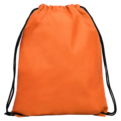 Stamina Calao all-purpose drawstring bag in orange, ready for logo printing