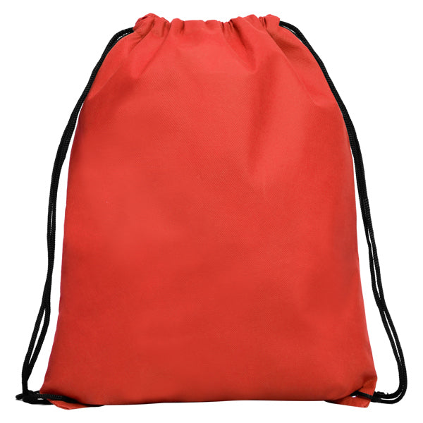 Stamina Calao all-purpose drawstring bag in red, ready for logo printing