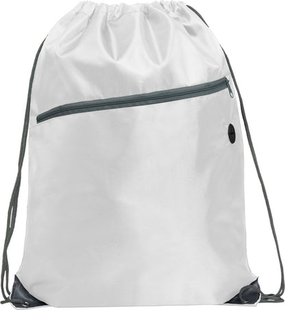 Stamina Ninfa all-purpose drawstring bag in white, ready for logo printing