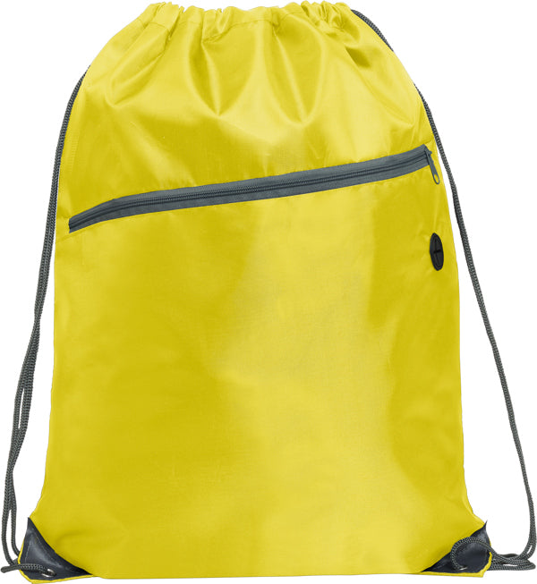 Stamina Ninfa all-purpose drawstring bag in yellow, ready for logo printing