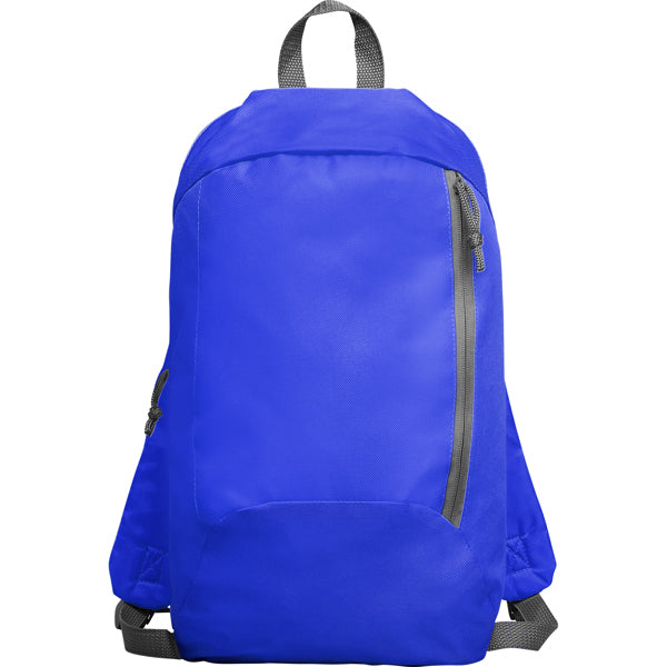 Stamina Sison small backpack in royal blue, ready for logo printing