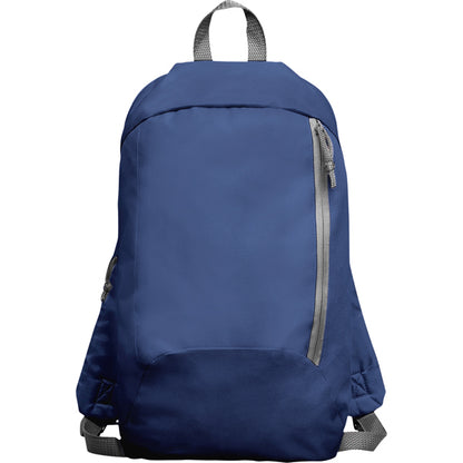 Stamina Sison small backpack in navy blue, ready for logo printing