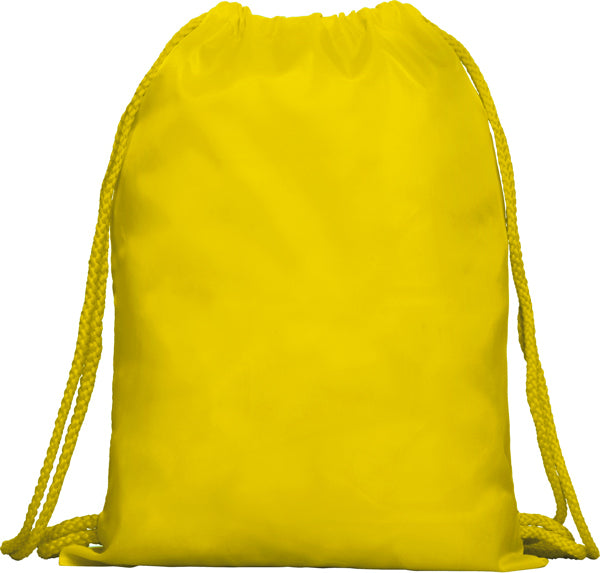 Stamina Kagu all-purpose drawstring bag in yellow, ready for logo printing