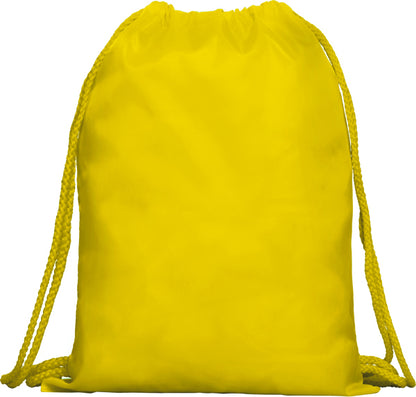 Stamina Kagu all-purpose drawstring bag in yellow, ready for logo printing
