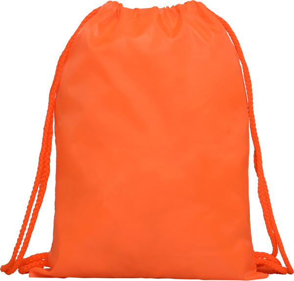 Stamina Kagu all-purpose drawstring bag in orange, ready for logo printing