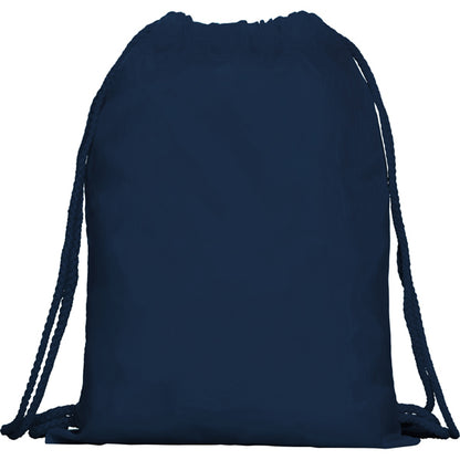 Stamina Kagu all-purpose drawstring bag in navy blue, ready for logo printing